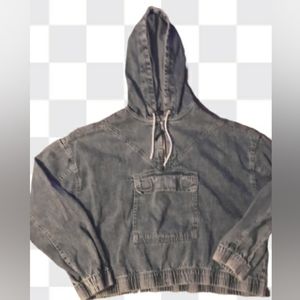 𝅺Womens jean hoodie